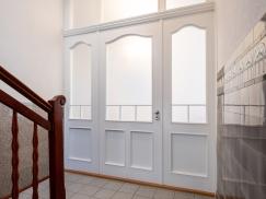 Wohnungseingangstür im jugendstil nachgebaut